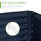 Best Choice Products 6x3x2ft Outdoor Metal Raised Garden Bed, Planter Box for Vegetables, Flowers, Herbs